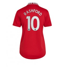 Damen Fußballbekleidung Manchester United Marcus Rashford #10 Heimtrikot 2022-23 Kurzarm